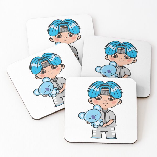 Item preview, Chibi Boy with Koya Plushie - BTS RM Inspired Character Design designed and sold by Polarisofficial.