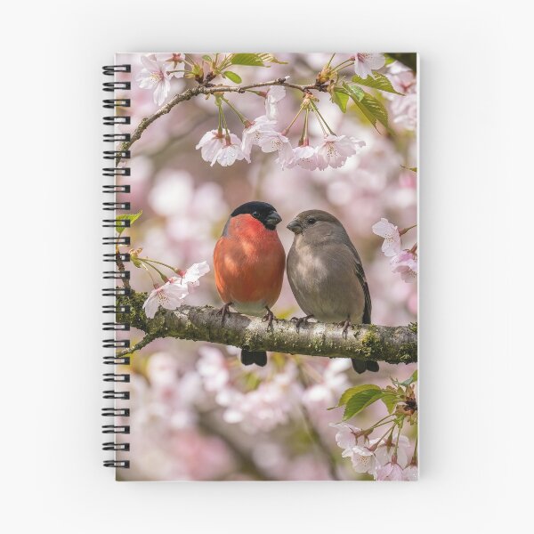 Item preview, Bullfinches on a Cherry Branch designed and sold by Tridentulus.