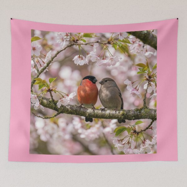 Item preview, Bullfinches on a Cherry Branch designed and sold by Tridentulus.
