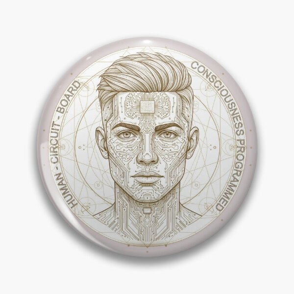 Item preview, Placa de circuito humano y conciencia programada designed and sold by LoriAndArt.