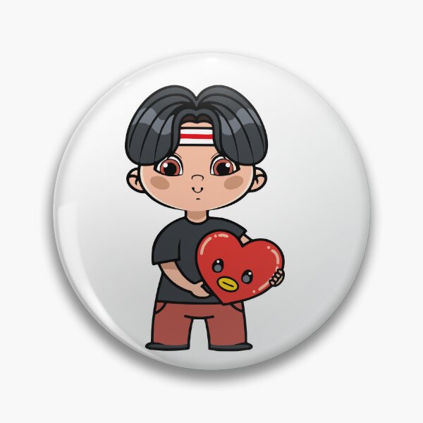 Item preview, Chibi Boy with Chimmy Plushie - BTS Jimin Inspired Character Design designed and sold by Polarisofficial.