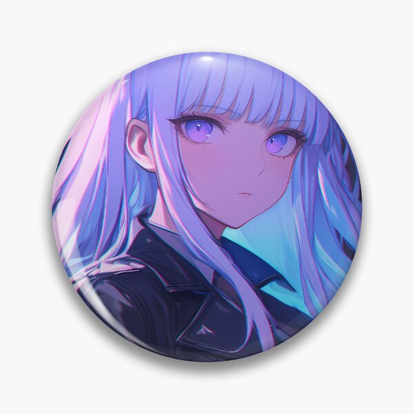 Item preview, Kyoko Kirigiri Danganronpa Neon Night Lavender Hair designed and sold by mildaclairmo.