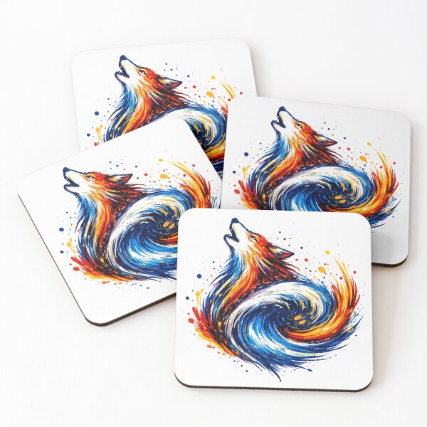 Item preview, Abstract Wolf Waves designed and sold by wavewolfpt.
