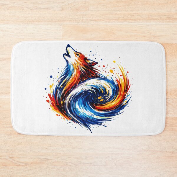 Item preview, Abstract Wolf Waves designed and sold by wavewolfpt.