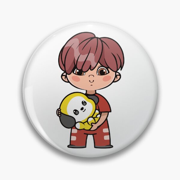 Item preview, Chibi Boy with RJ Plushie - BTS Jin Inspired Character Design designed and sold by Polarisofficial.