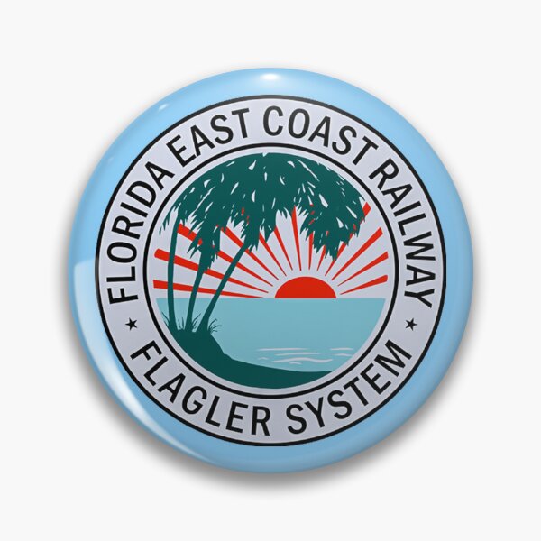 Item preview, Train Logo, Florida East Coast Railway, The Flagler System, Shelly's Train Store, Vintage, Classic, Collectible Train Logos, Rail & Railroad Logos, stickers, magnets, t-shirts, posters & more designed and sold by MoreEZUSA-Here.