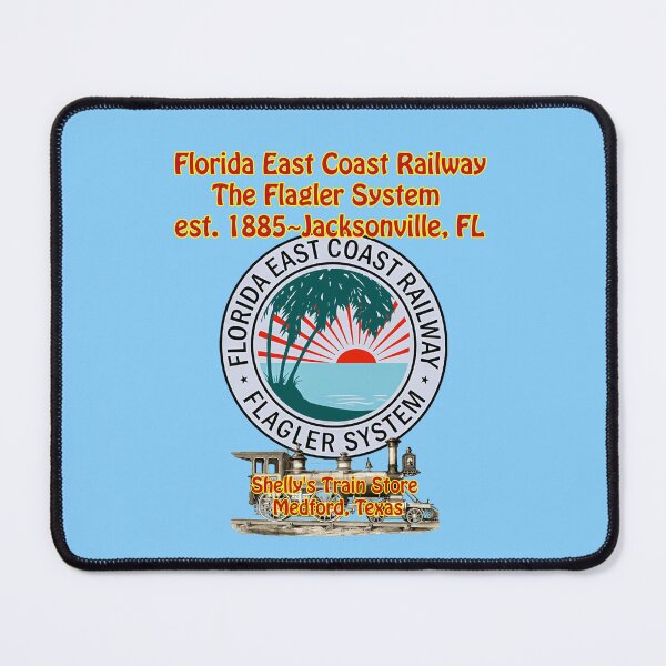 Item preview, Train Logo, Florida East Coast Railway, The Flagler System, Shelly's Train Store, Vintage, Classic, Collectible Train Logos, Rail & Railroad Logos, stickers, magnets, t-shirts, posters & more designed and sold by MoreEZUSA-Here.