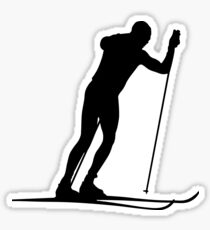 Cross country ski Sticker