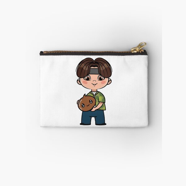 Item preview, Chibi Boy with Shooky Plushie - BTS Suga Yoongi Inspired Design designed and sold by Polarisofficial.