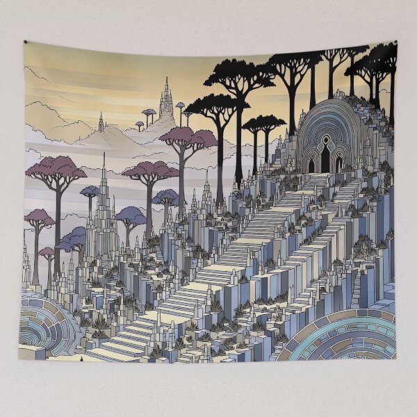 Item preview, Steps to the Cerulean Heights designed and sold by bloorose.