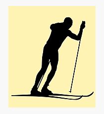 Cross country ski Photographic Print