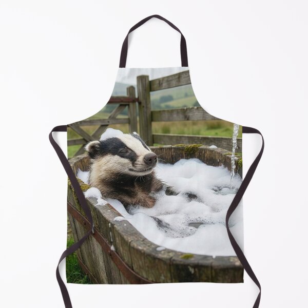 Item preview, Badger Takes Bubble Bath designed and sold by Tridentulus.