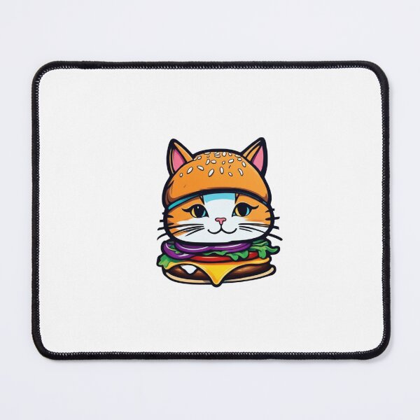 Item preview, Burger cat 2.0 designed and sold by PeetsXStarlight's Flower Field.