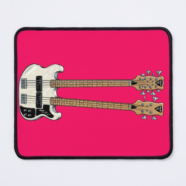 Item preview, Shergold Double-Neck Bass Guitar – British Rock Oddity designed and sold by Fruit-Fletcher.