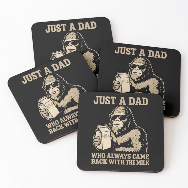 Item preview, Just A Dad Who Always Came Back With The Milk Bigfoot fathers day designed and sold by salmzouriart.