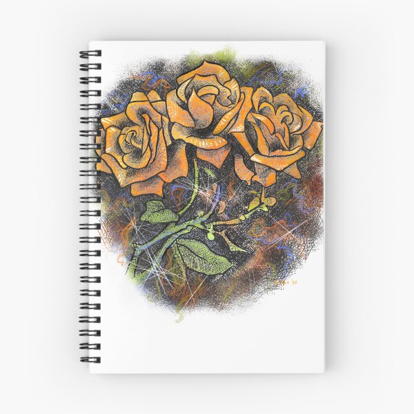 Item preview, Psychedelic Orange Roses designed and sold by Deran Wright.