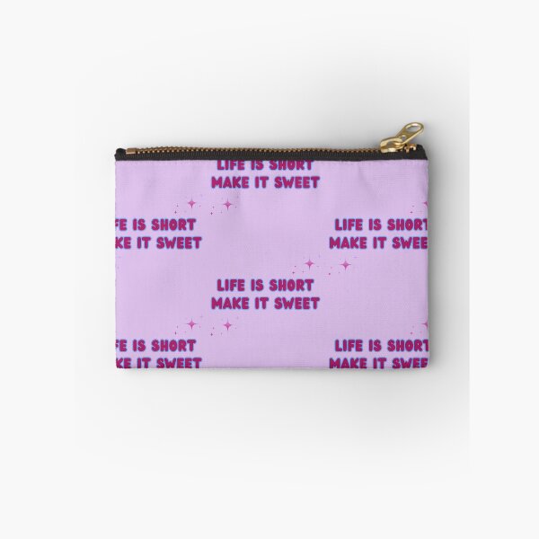 Item preview, Life Is Short Make It Sweet Stickers Prints Posters Wall Art Magnet Home Coffee Cup Decoration TShirt Stationary Notebook Magnet Hat Kitchen Work School Office Redbubble Shop designed and sold by Saritas Boutique Shop.