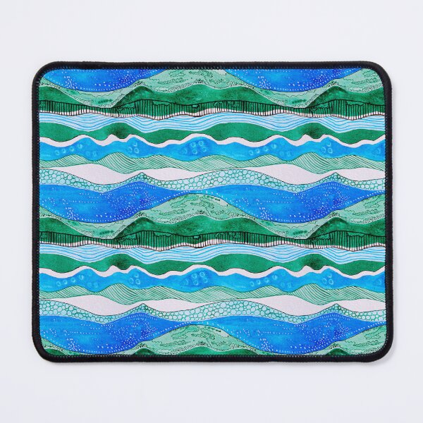 Item preview, Hills to the River Abstract Pattern designed and sold by DogwoodDesign.