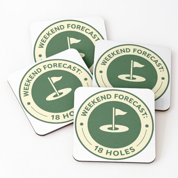 Item preview, WEEKEND FORECAST: 18 HOLES designed and sold by EastEndTownie.