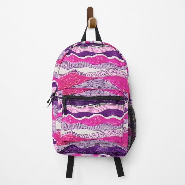 Item preview, Hills to the River Pink Abstract Pattern designed and sold by DogwoodDesign.