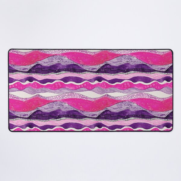 Item preview, Hills to the River Pink Abstract Pattern designed and sold by DogwoodDesign.