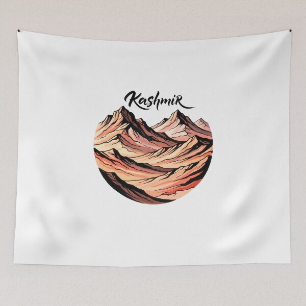 Item preview, Kashmir – Atmospheric Rock Ink Art designed and sold by blacksealstudio.