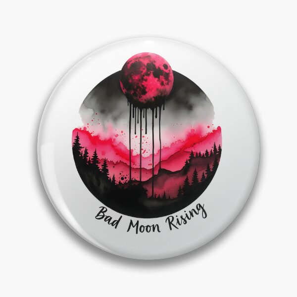 Item preview, Bad Moon Rising – Dark Folk Rock Ink Art designed and sold by blacksealstudio.