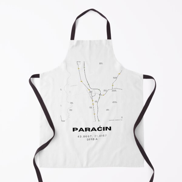 Item preview, Paraćin Serbia Map Print | Minimalist City Road Map Wall Art designed and sold by RM-Journey.