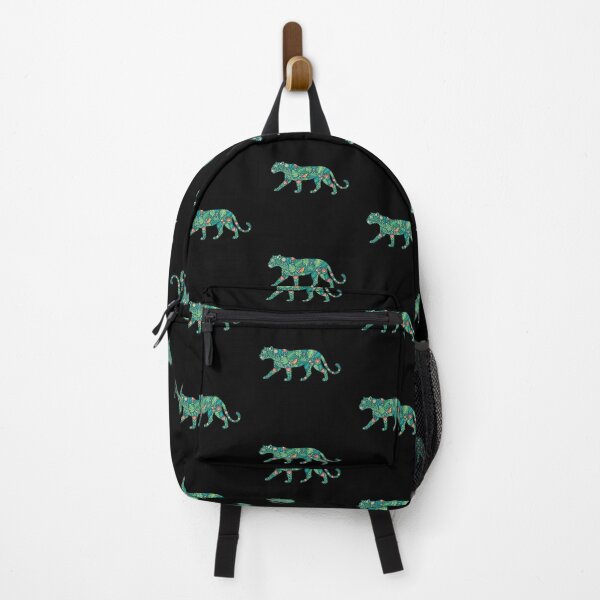 Item preview, Decorative Jaguar in Scandinavian Folk Art Style – Hope for Wildlife by heidiannemorris © designed and sold by FOLK ART FUSION.