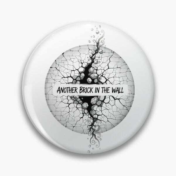 Item preview, Another Brick in the Wall – Conceptual Rock Ink Art designed and sold by blacksealstudio.