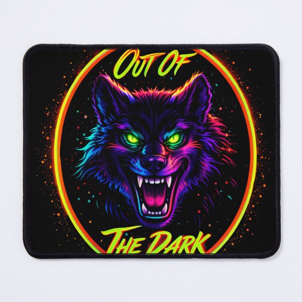 Item preview, Out of the Dark Neon Wolf Horror Design designed and sold by MACodDesigns.