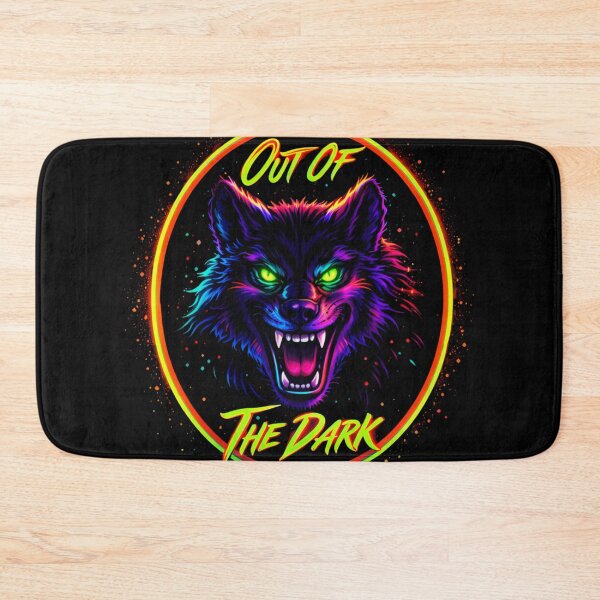 Item preview, Out of the Dark Neon Wolf Horror Design designed and sold by MACodDesigns.