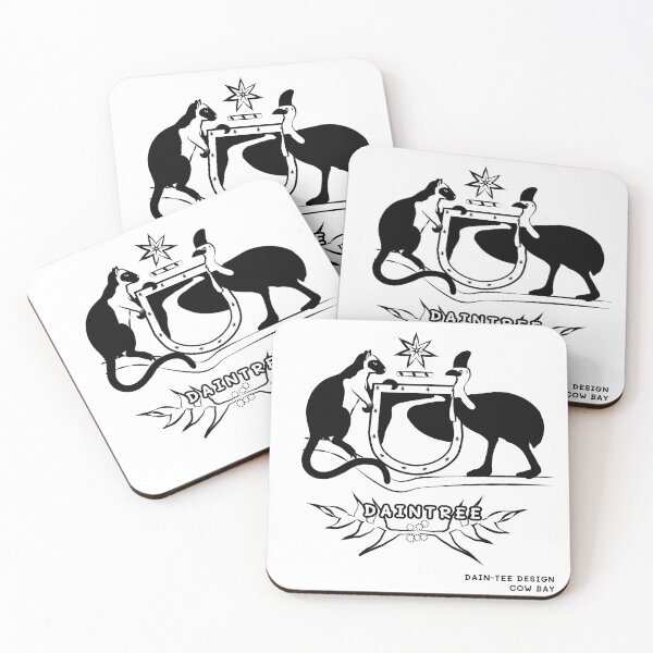 Item preview, Daintree Coat of Arms (Black) designed and sold by DAIN-TEE DESIGN COW BAY.
