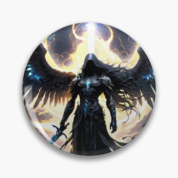 Item preview, Angel of Death - Dark Fantasy Celestial Warrior designed and sold by KingdomsHarvest.