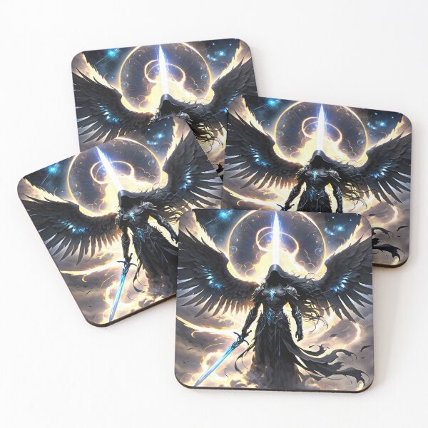 Item preview, Angel of Death - Dark Fantasy Celestial Warrior designed and sold by KingdomsHarvest.