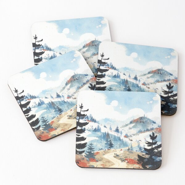 Item preview, Winding Path Through Quiet Hills designed and sold by Dusk Atelier.