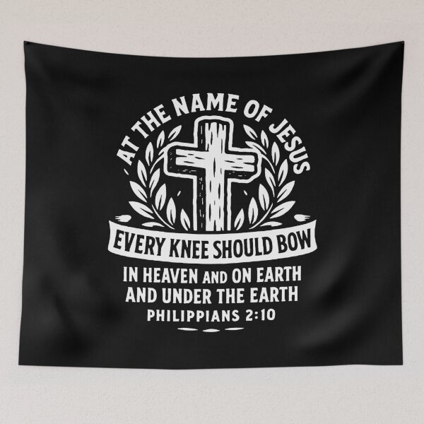 Item preview, Philippians 2:10 At The Name Of Jesus Every Knee Should Bow designed and sold by plushism.