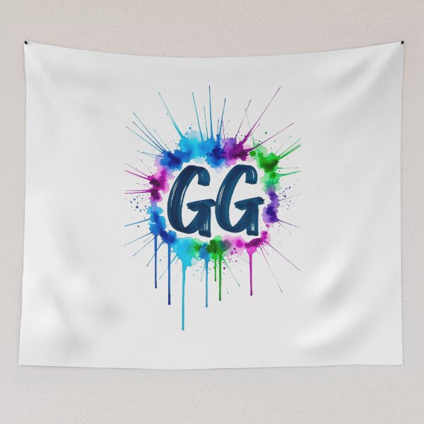 Item preview, GG – Minimal Gamer Ink Art designed and sold by blacksealstudio.