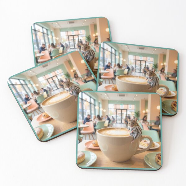 Item preview, Mouse Has a Café au Lait designed and sold by Tridentulus.