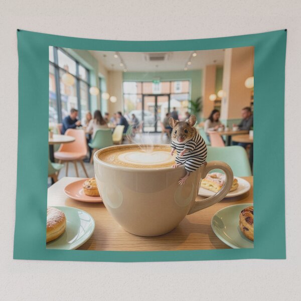 Item preview, Mouse Has a Café au Lait designed and sold by Tridentulus.