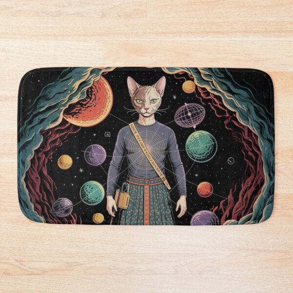 Item preview, galactic mentor cat designed and sold by isynha.