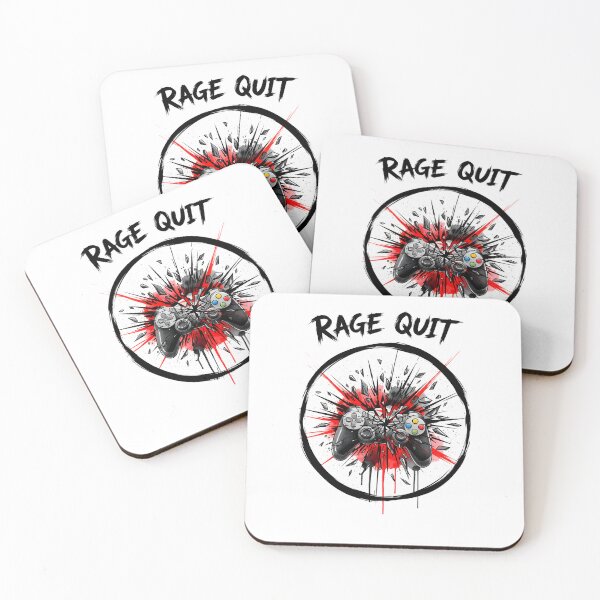 Item preview, Rage Quit – Gamer Ink Explosion Art designed and sold by blacksealstudio.