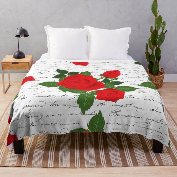 Item preview, valentine love letter red roses romantic designed and sold by Gossip Rag.