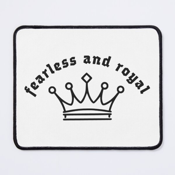 Item preview, Fearless and Royal Minimal Crown Quote – Motivational Design designed and sold by Crownvibes.
