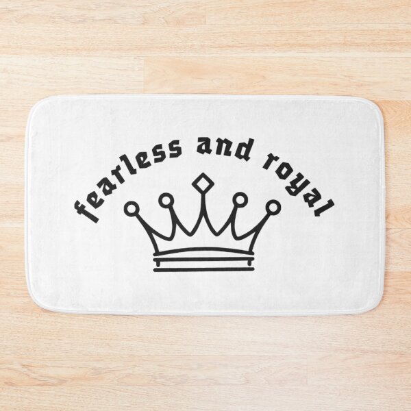Item preview, Fearless and Royal Minimal Crown Quote – Motivational Design designed and sold by Crownvibes.