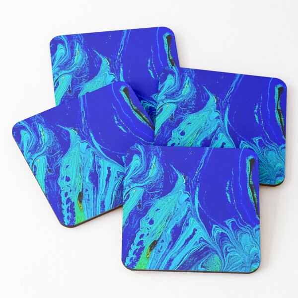 Item preview, “Blue Green Run” By In The Colors of Amber (Amber Joy Liem) designed and sold by AmberJoyLiem.