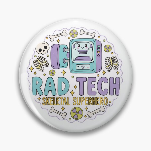 Artikelvorschau, Kawaii Rad Tech Skelett-Superheld Pastell Radiologie Kunst entworfen und verkauft von MyProfessionaltees.