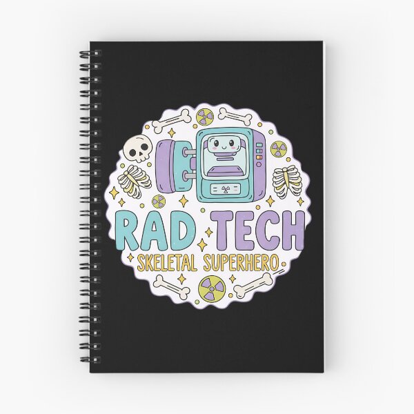 Item preview, Kawaii Rad Tech Skeletal Superhero Pastel Radiology Art designed and sold by MyProfessionaltees.