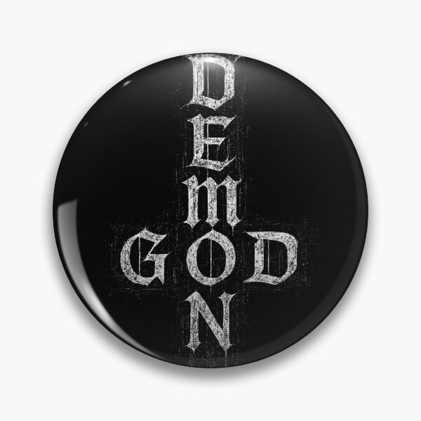 Item preview, Demon God Inverted Cross – Occult Gothic Symbol Art designed and sold by Mortisigil.