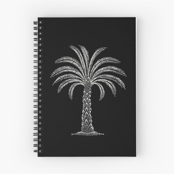 Item preview, Date Palm Tree Tropical Dotwork designed and sold by ConcienciaEco.